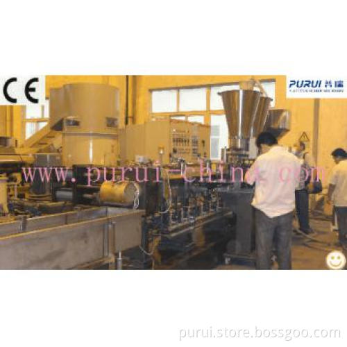 PET bottle flake pelletizer